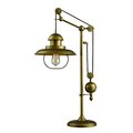 Elk Home Farmhouse 32'' High 1-Light Desk Lamp - Antique Brass D2252
